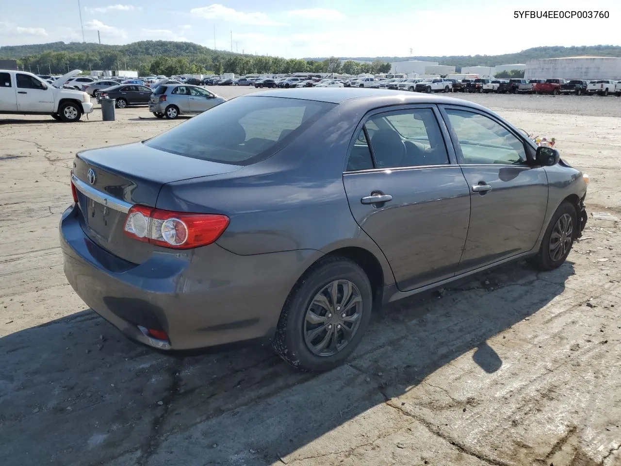 5YFBU4EE0CP003760 2012 Toyota Corolla Base