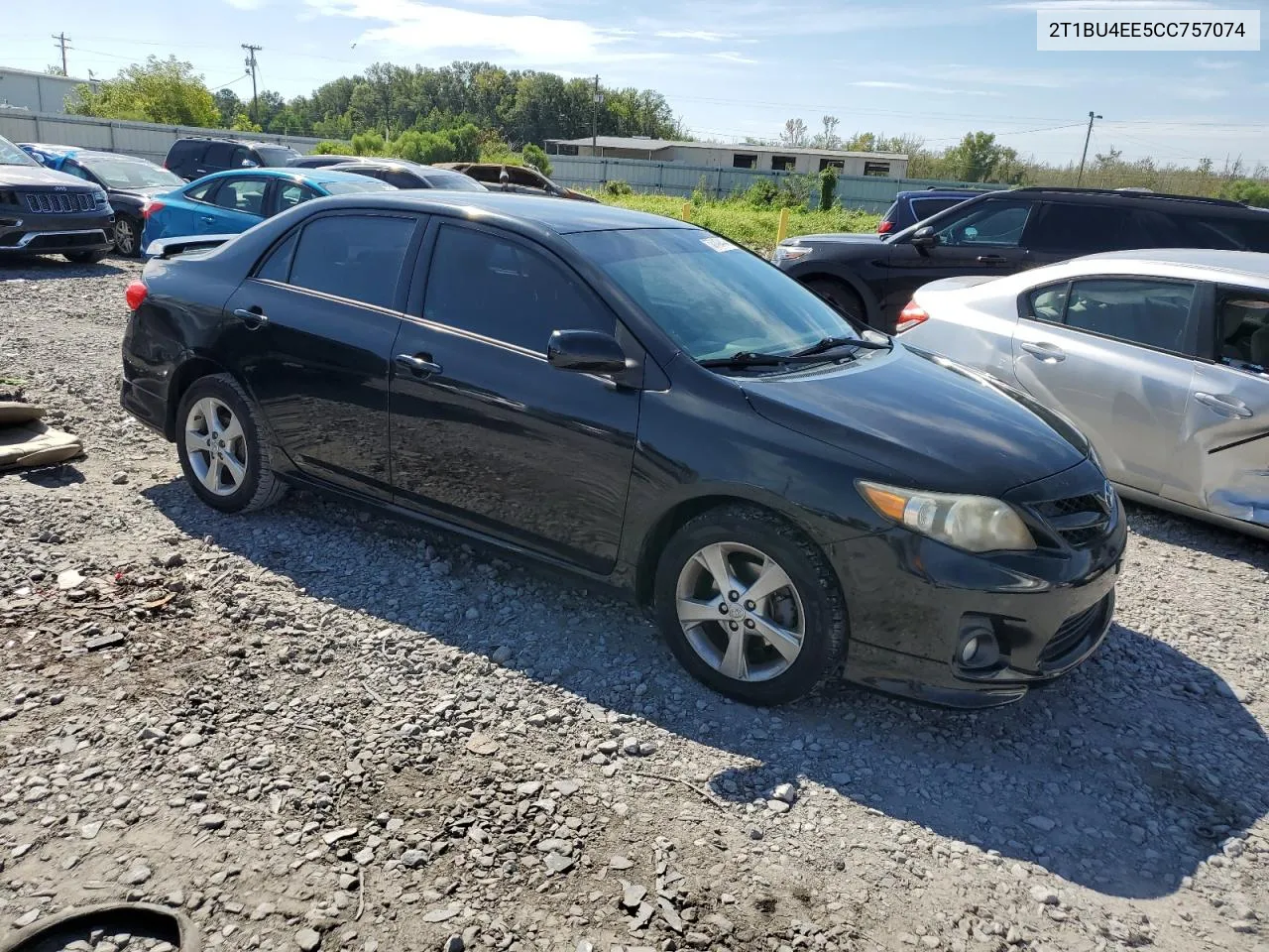 2012 Toyota Corolla Base VIN: 2T1BU4EE5CC757074 Lot: 70149444