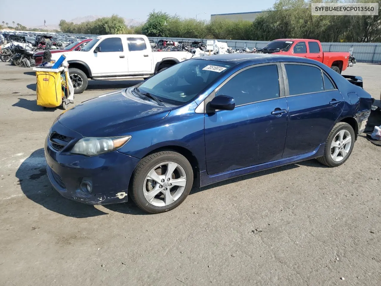 2012 Toyota Corolla Base VIN: 5YFBU4EE9CP013560 Lot: 70518974