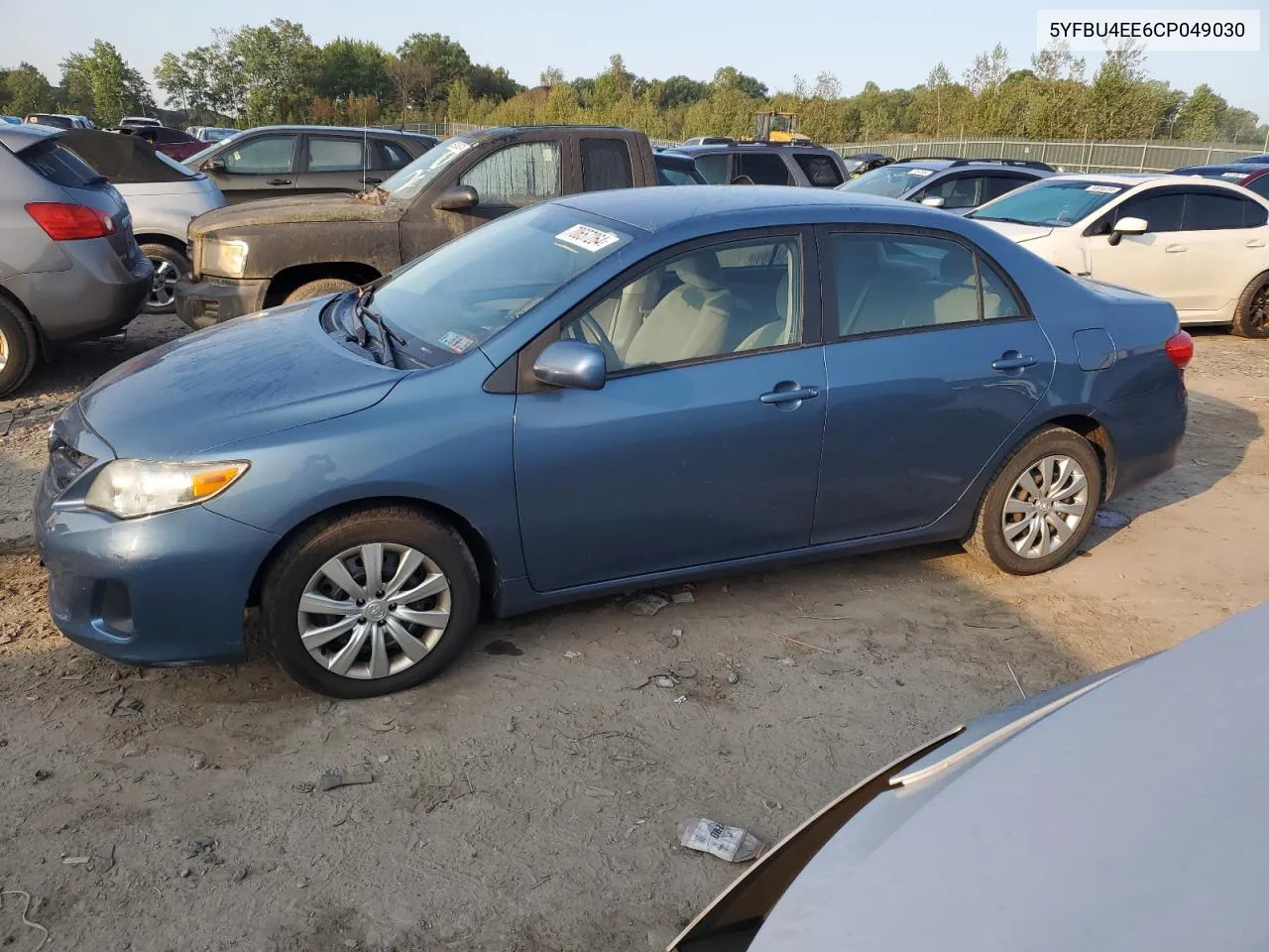 2012 Toyota Corolla Base VIN: 5YFBU4EE6CP049030 Lot: 70657264