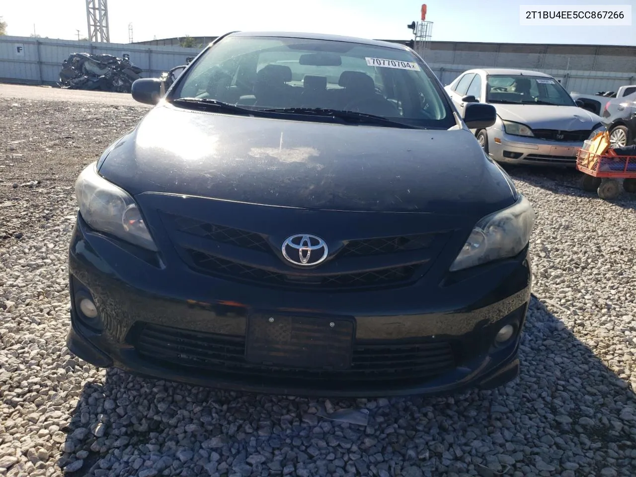 2012 Toyota Corolla Base VIN: 2T1BU4EE5CC867266 Lot: 70770704