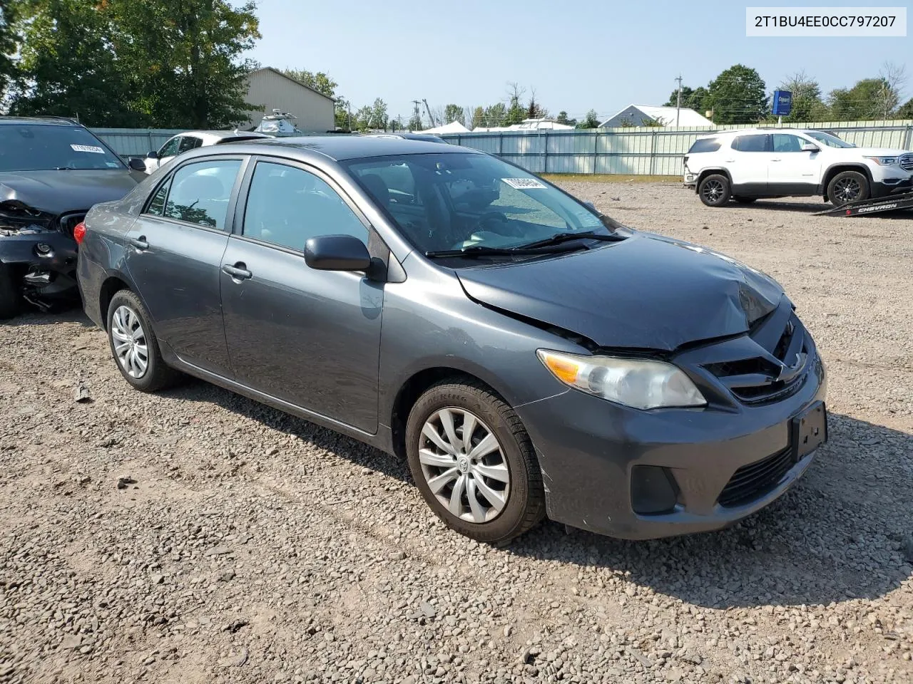 2012 Toyota Corolla Base VIN: 2T1BU4EE0CC797207 Lot: 70894954