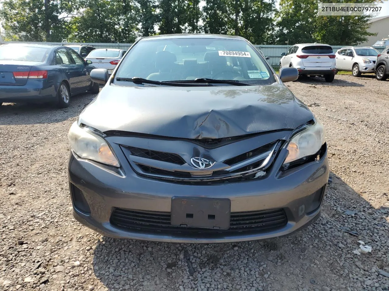 2012 Toyota Corolla Base VIN: 2T1BU4EE0CC797207 Lot: 70894954