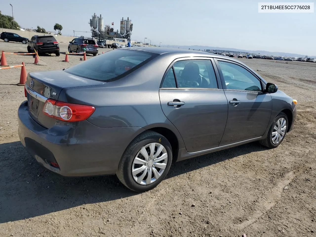 2012 Toyota Corolla Base VIN: 2T1BU4EE5CC776028 Lot: 70955294