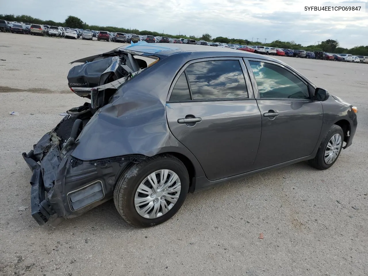 2012 Toyota Corolla Base VIN: 5YFBU4EE1CP069847 Lot: 71045854