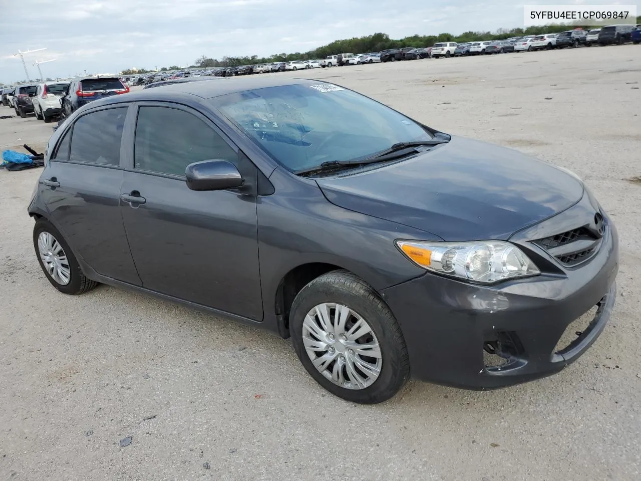 2012 Toyota Corolla Base VIN: 5YFBU4EE1CP069847 Lot: 71045854