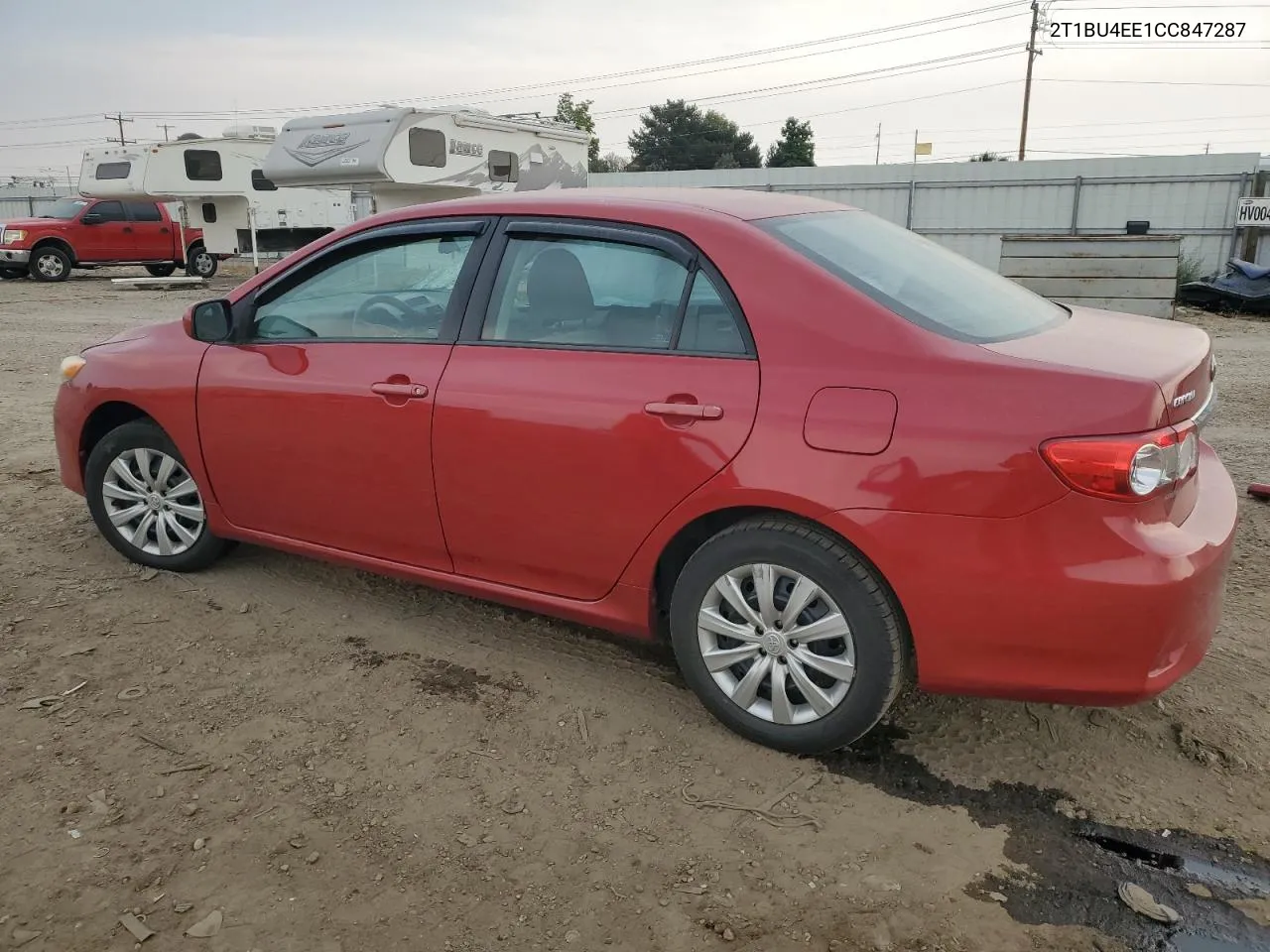 2012 Toyota Corolla Base VIN: 2T1BU4EE1CC847287 Lot: 71115854