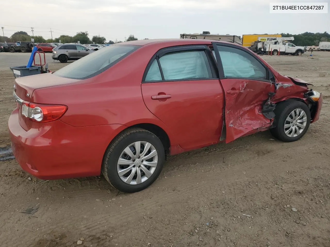 2012 Toyota Corolla Base VIN: 2T1BU4EE1CC847287 Lot: 71115854