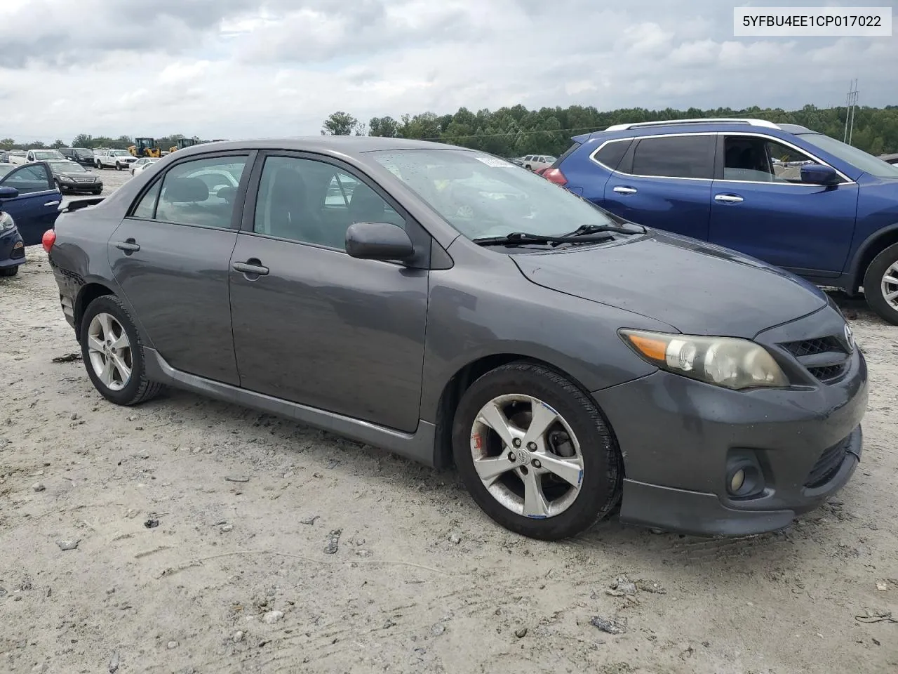 2012 Toyota Corolla Base VIN: 5YFBU4EE1CP017022 Lot: 71170604