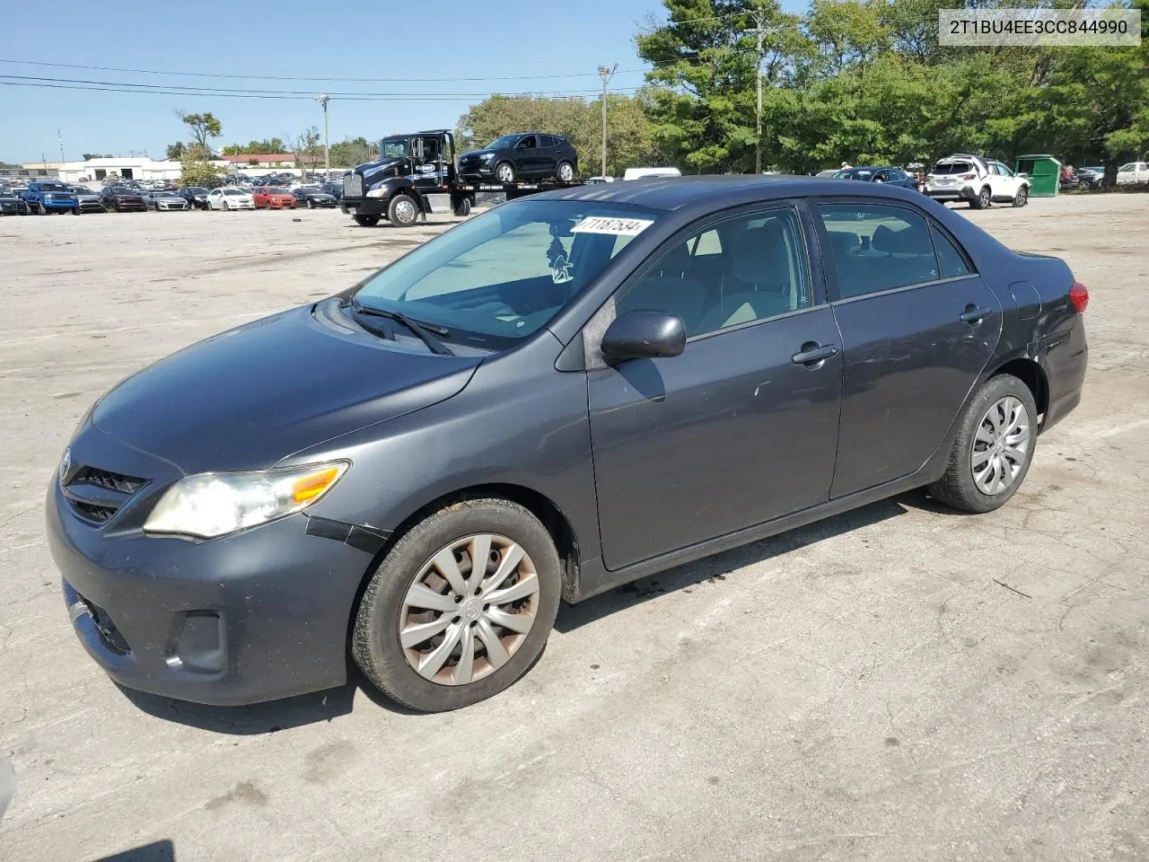 2T1BU4EE3CC844990 2012 Toyota Corolla Base