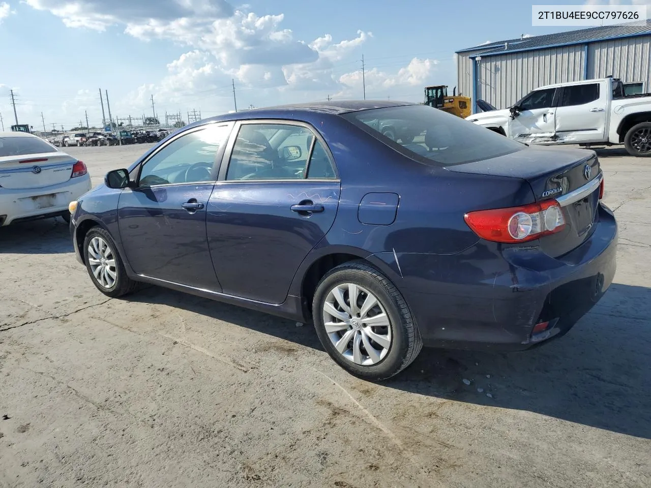 2012 Toyota Corolla Base VIN: 2T1BU4EE9CC797626 Lot: 71276184