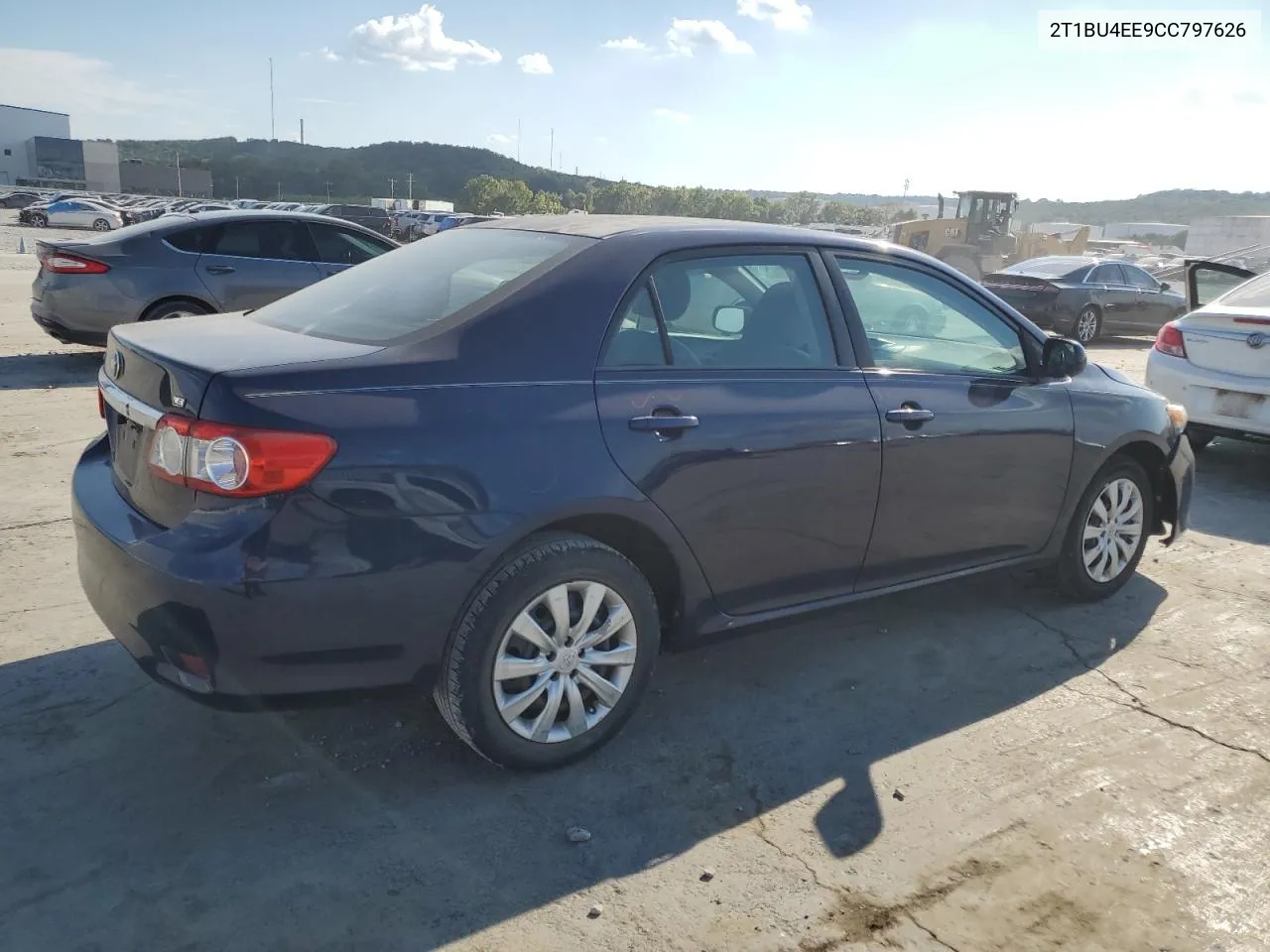 2012 Toyota Corolla Base VIN: 2T1BU4EE9CC797626 Lot: 71276184