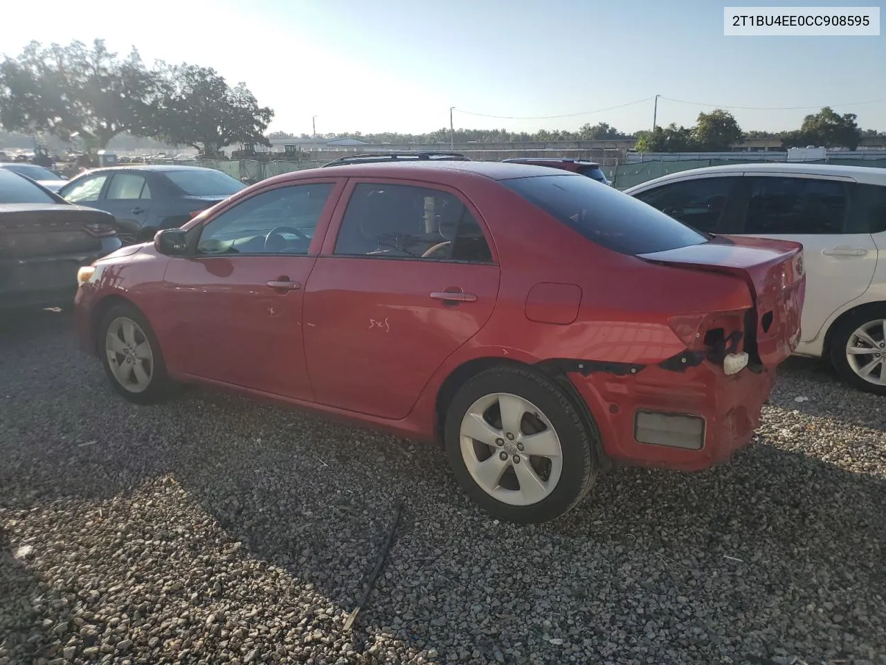 2012 Toyota Corolla Base VIN: 2T1BU4EE0CC908595 Lot: 71316364