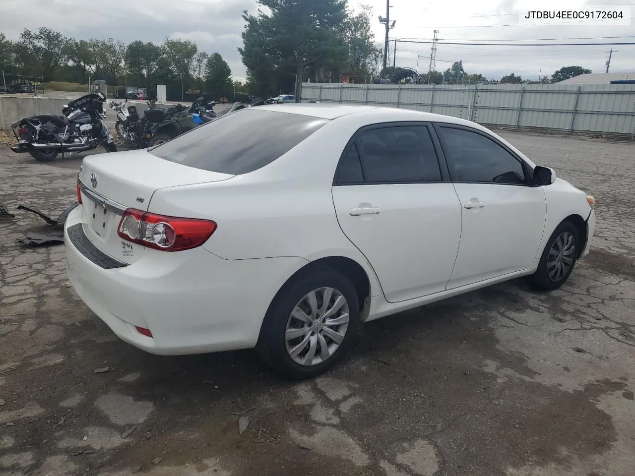 2012 Toyota Corolla Base VIN: JTDBU4EE0C9172604 Lot: 71433354