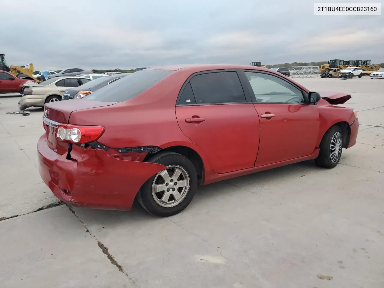 2012 Toyota Corolla Base VIN: 2T1BU4EE0CC823160 Lot: 71445984