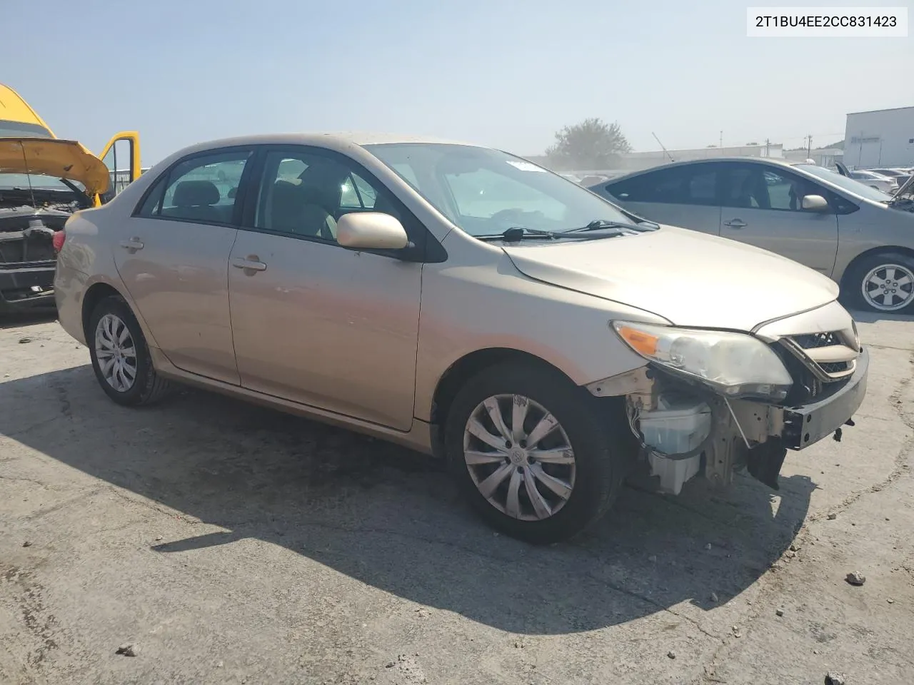 2012 Toyota Corolla Base VIN: 2T1BU4EE2CC831423 Lot: 71502154