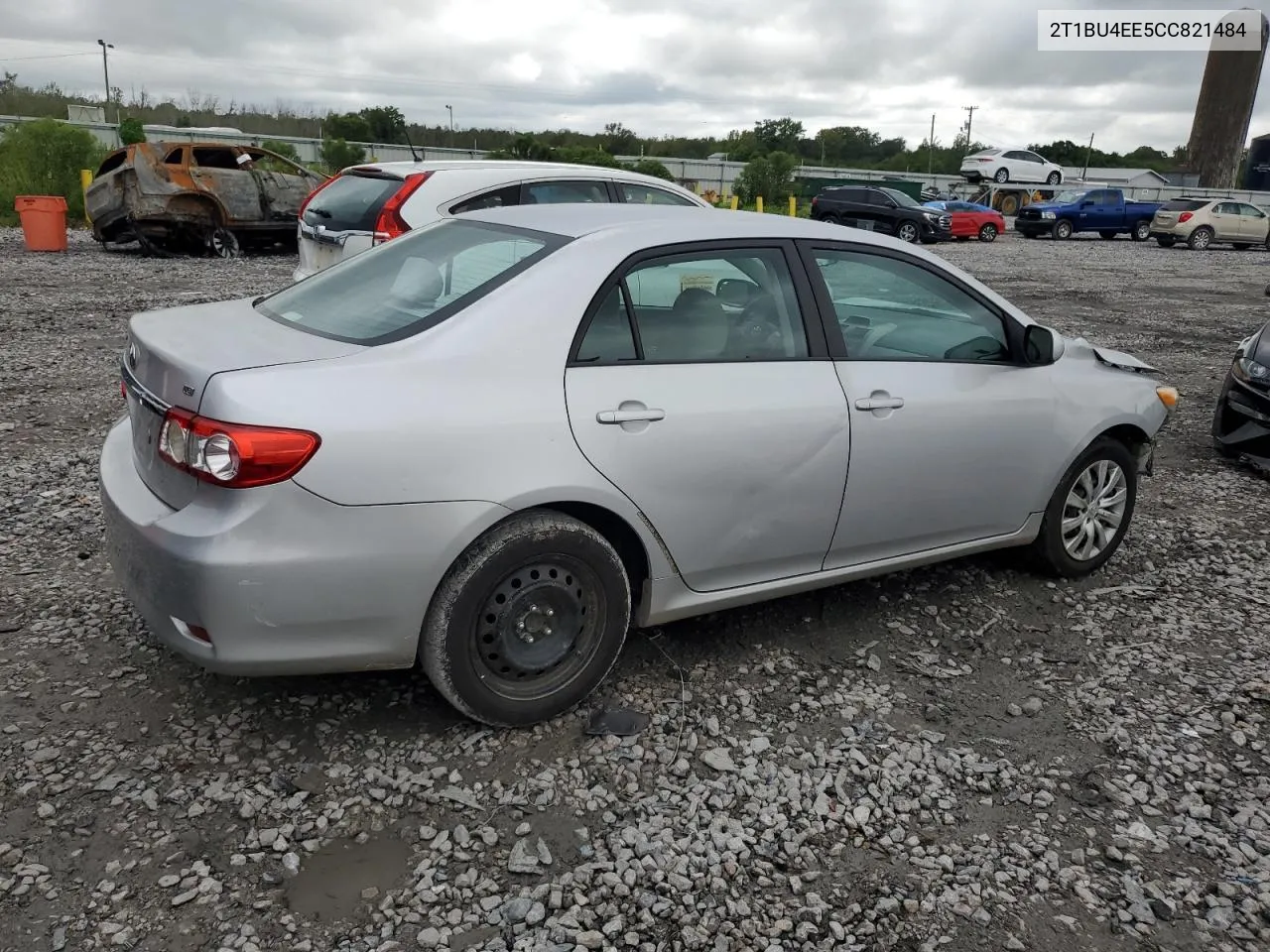 2012 Toyota Corolla Base VIN: 2T1BU4EE5CC821484 Lot: 71532954