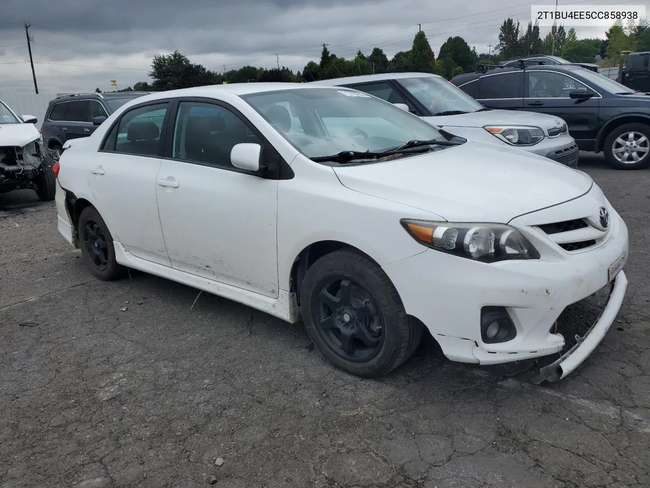 2012 Toyota Corolla Base VIN: 2T1BU4EE5CC858938 Lot: 71779294