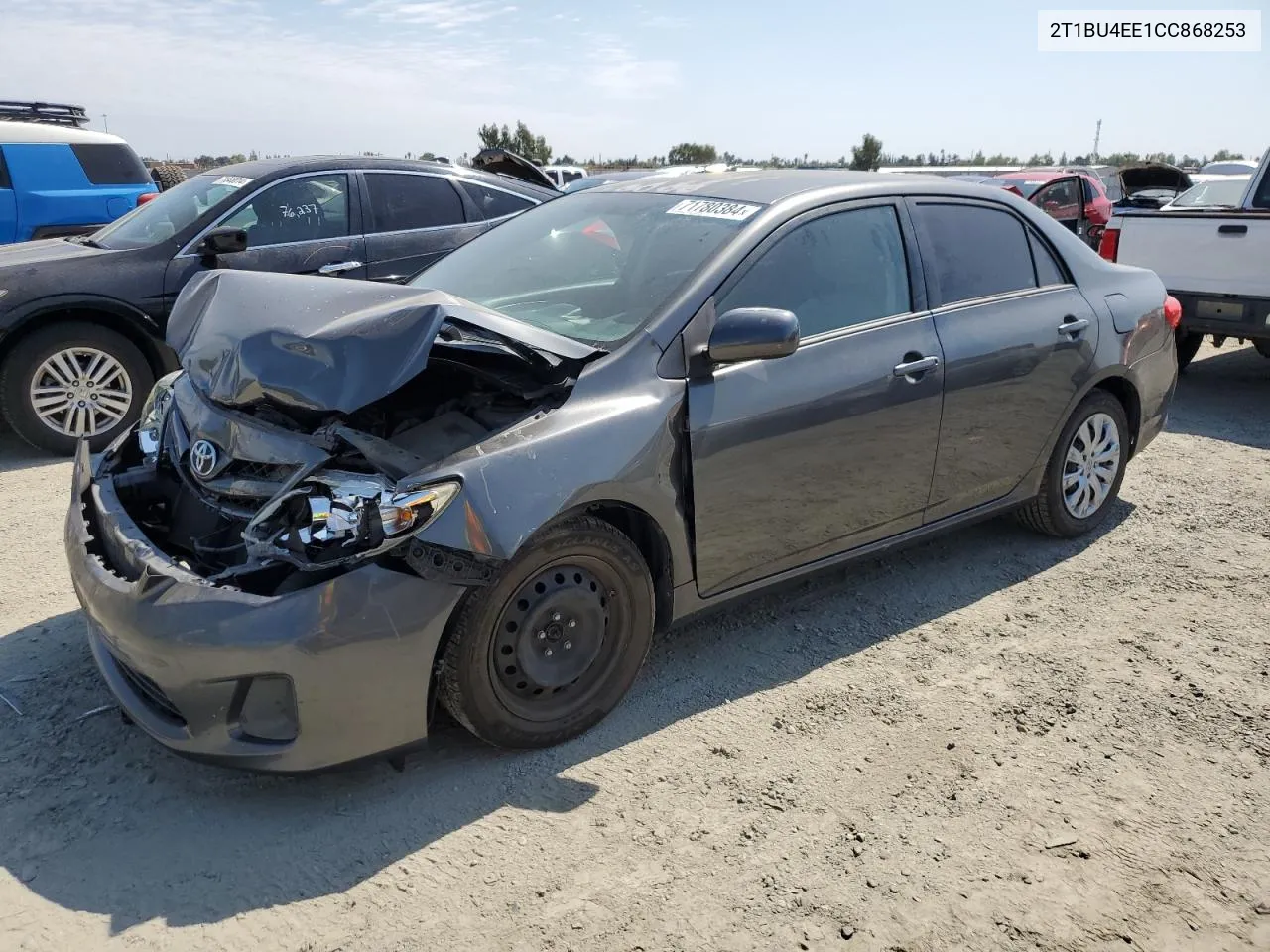 2012 Toyota Corolla Base VIN: 2T1BU4EE1CC868253 Lot: 71780384