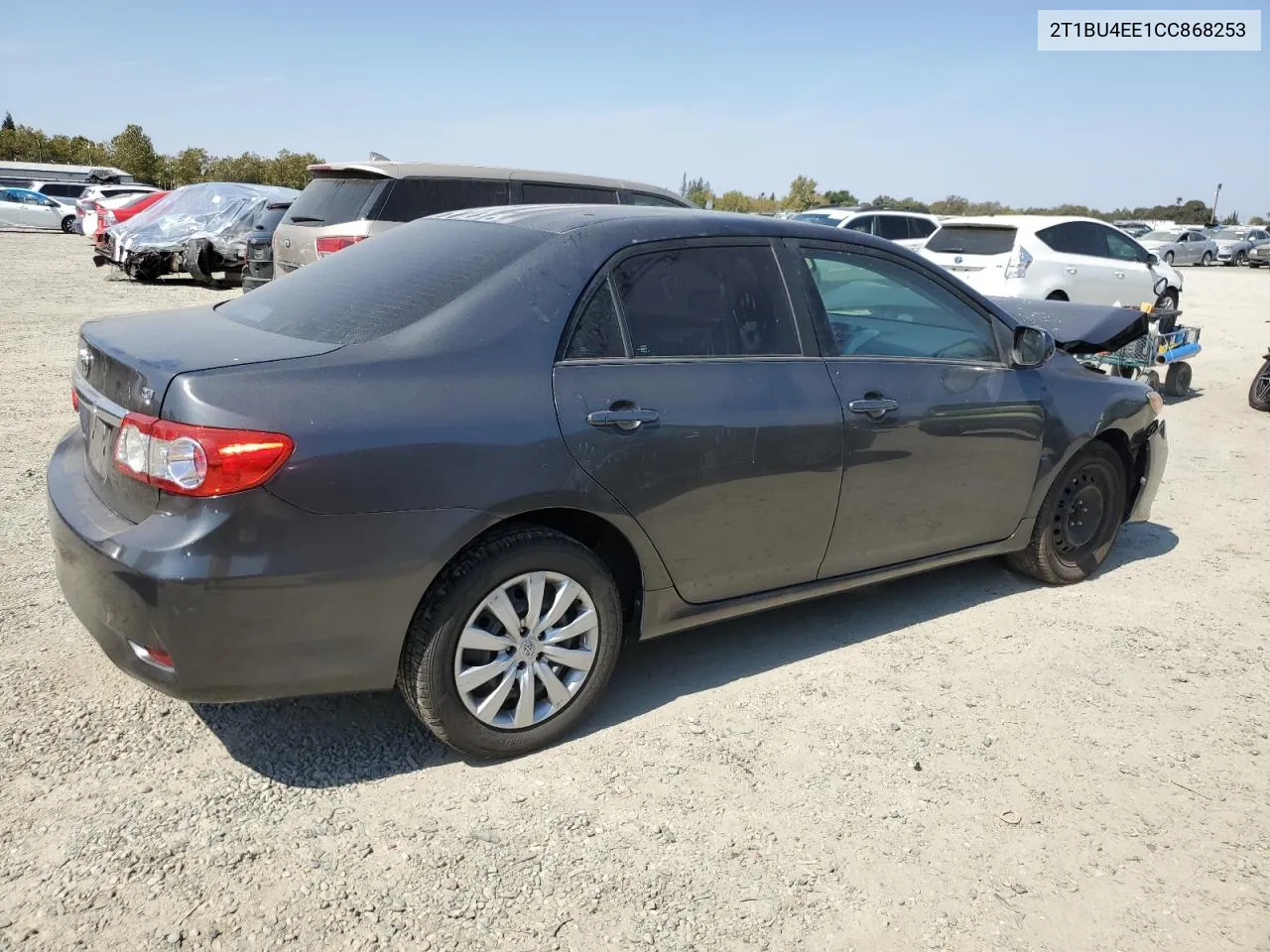 2012 Toyota Corolla Base VIN: 2T1BU4EE1CC868253 Lot: 71780384