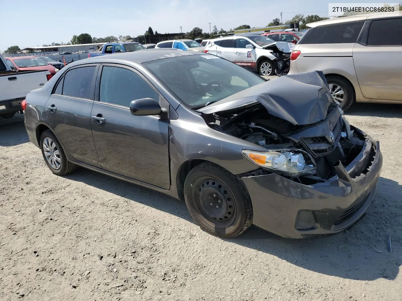 2012 Toyota Corolla Base VIN: 2T1BU4EE1CC868253 Lot: 71780384