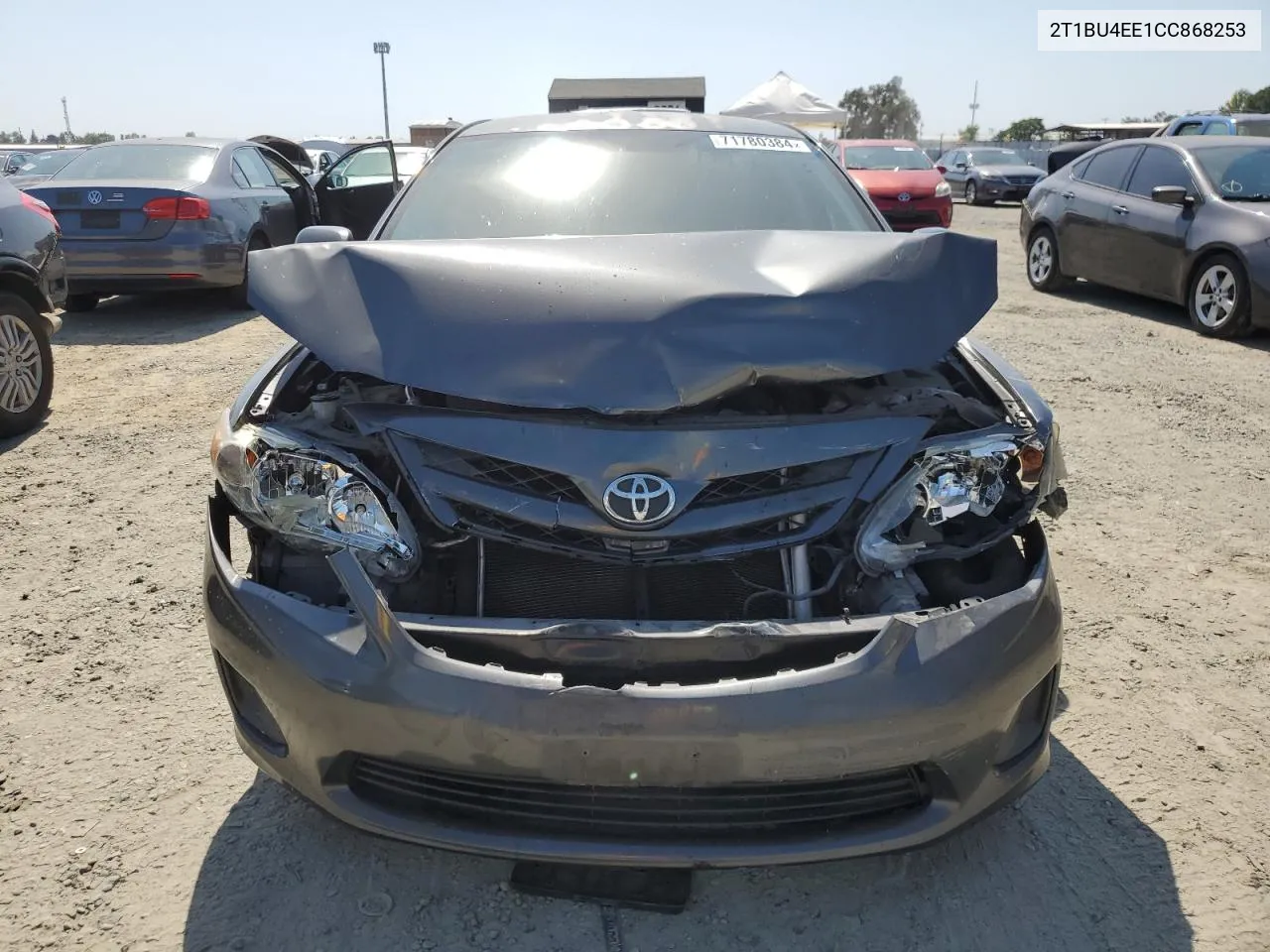 2012 Toyota Corolla Base VIN: 2T1BU4EE1CC868253 Lot: 71780384