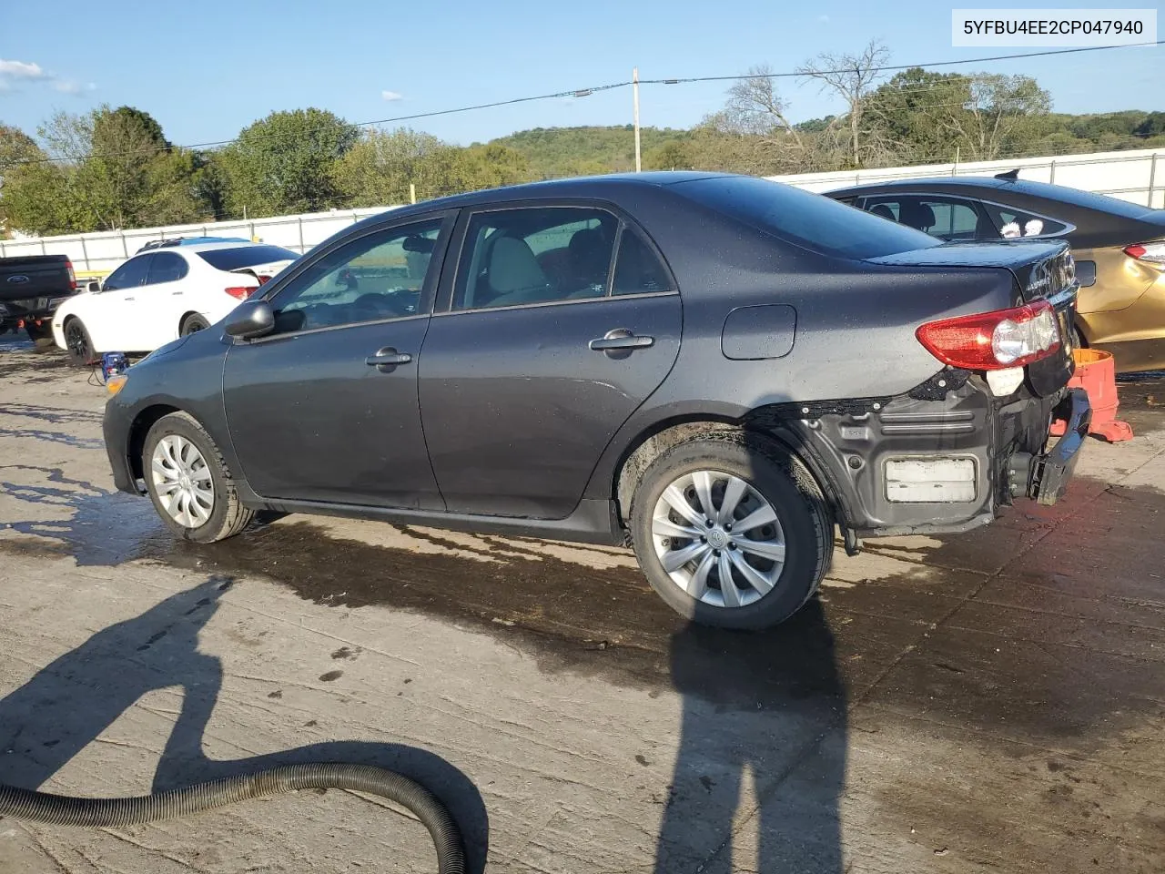 2012 Toyota Corolla Base VIN: 5YFBU4EE2CP047940 Lot: 71811424