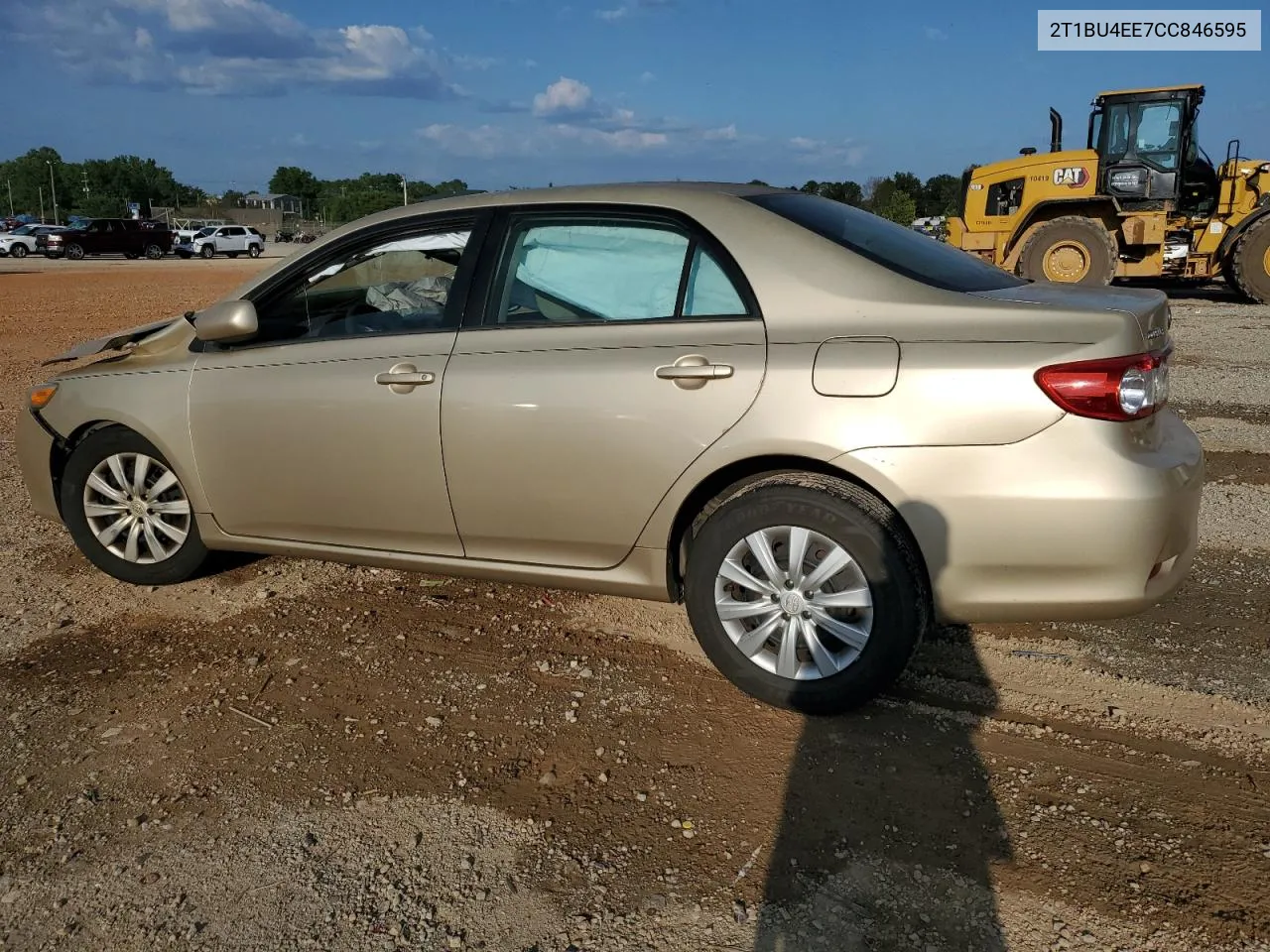 2012 Toyota Corolla Base VIN: 2T1BU4EE7CC846595 Lot: 71875594