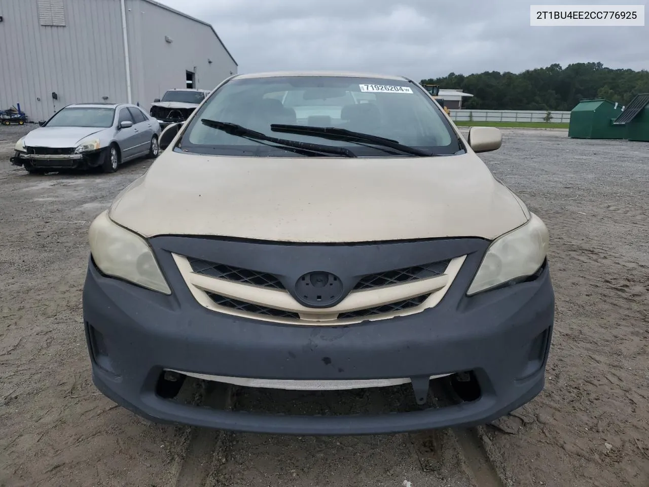 2T1BU4EE2CC776925 2012 Toyota Corolla Base