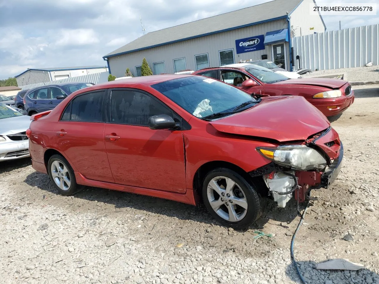 2012 Toyota Corolla Base VIN: 2T1BU4EEXCC856778 Lot: 71989144