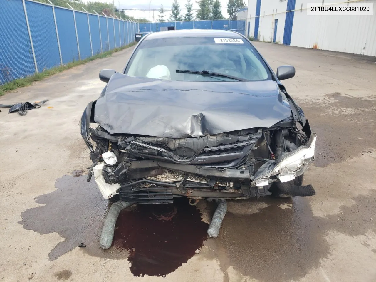 2T1BU4EEXCC881020 2012 Toyota Corolla Base