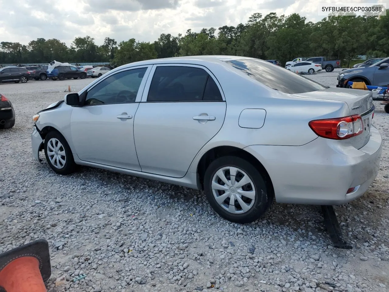 2012 Toyota Corolla Base VIN: 5YFBU4EE6CP030588 Lot: 72254974