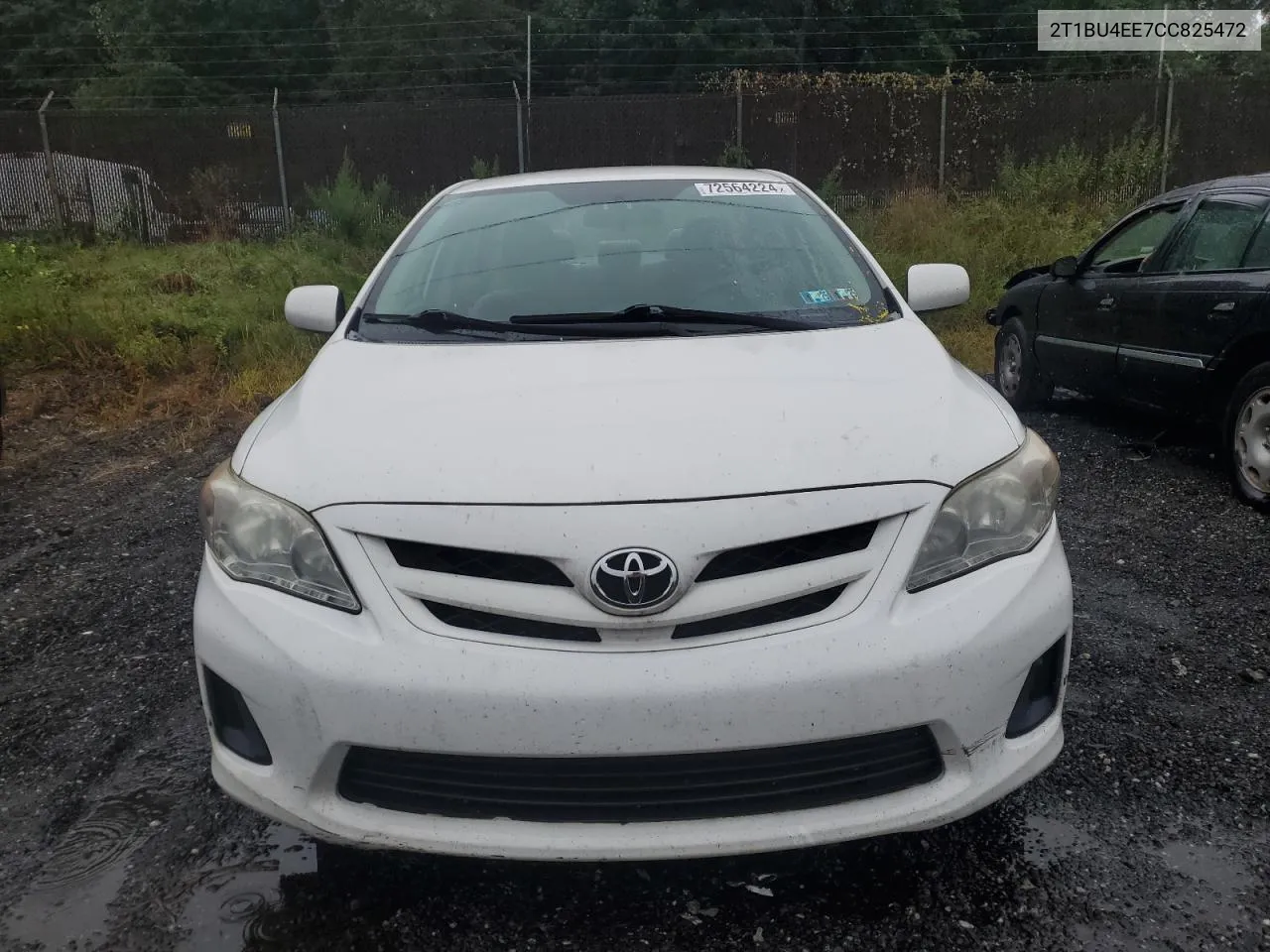 2012 Toyota Corolla Base VIN: 2T1BU4EE7CC825472 Lot: 72564224