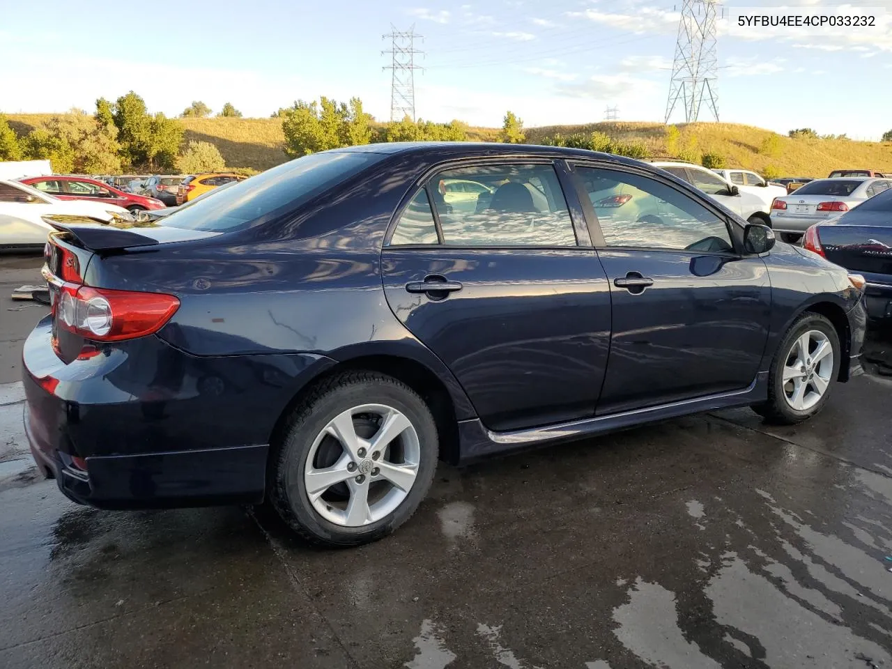 2012 Toyota Corolla Base VIN: 5YFBU4EE4CP033232 Lot: 72649044