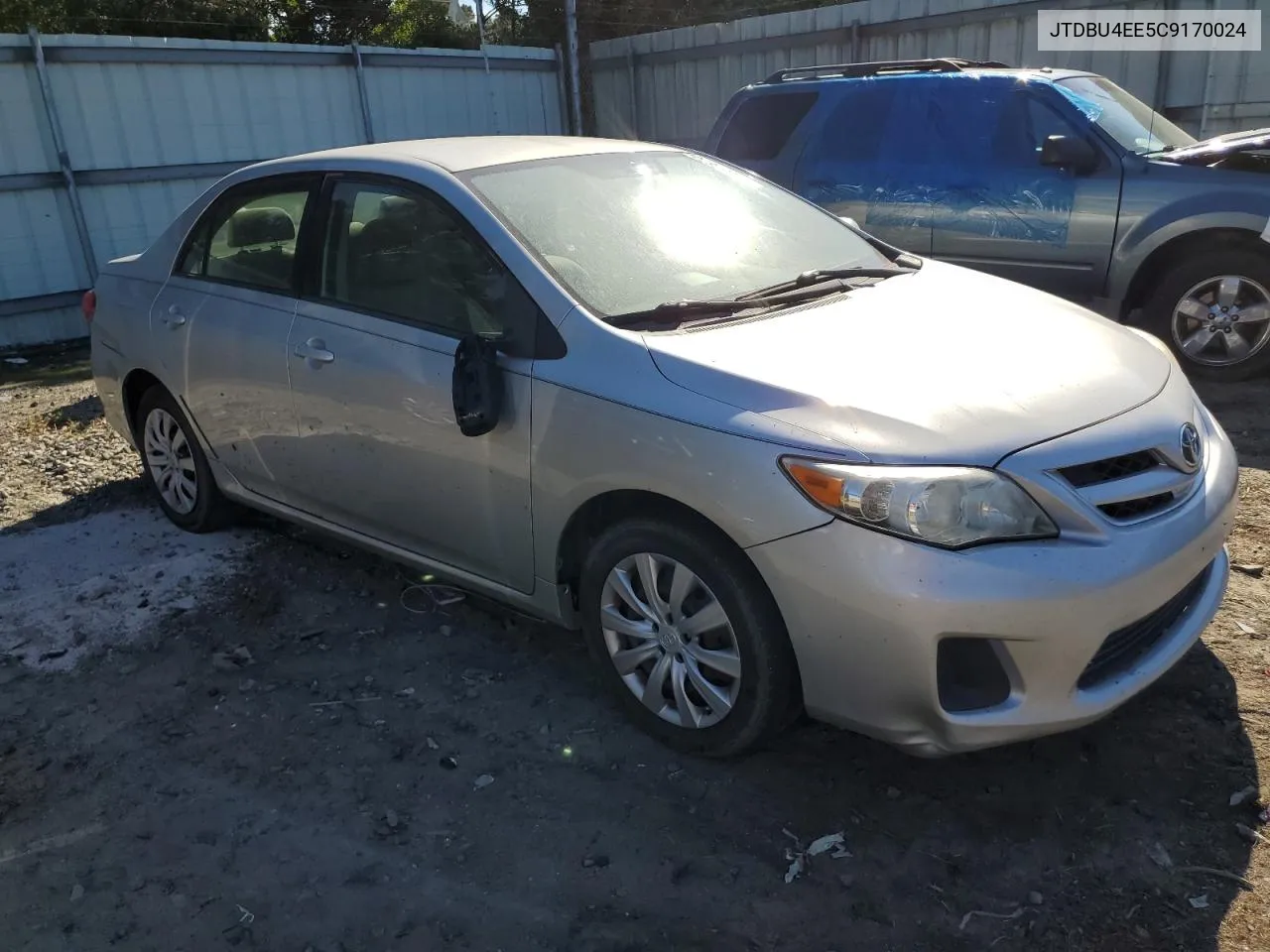 2012 Toyota Corolla Base VIN: JTDBU4EE5C9170024 Lot: 72657674