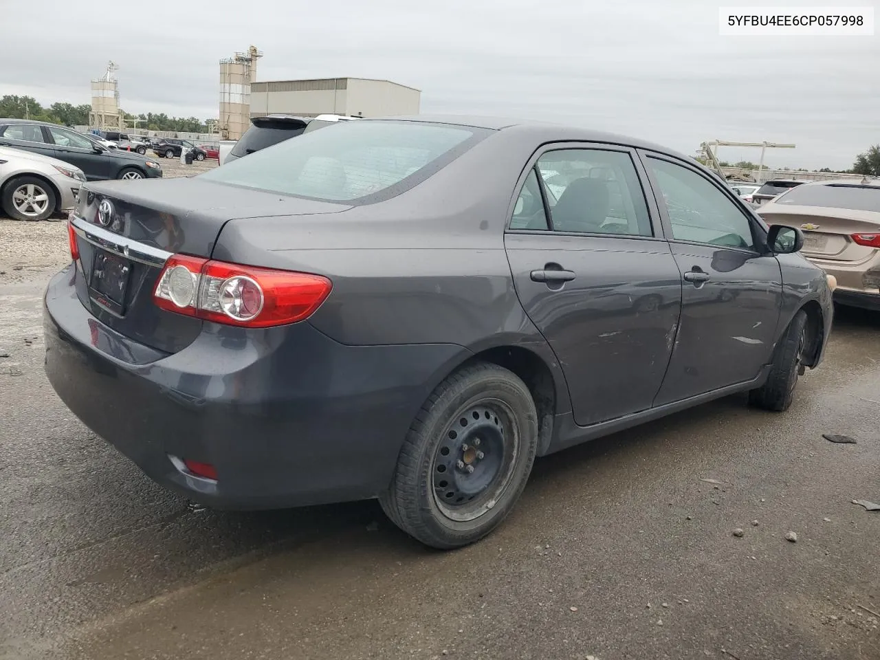 2012 Toyota Corolla Base VIN: 5YFBU4EE6CP057998 Lot: 72769644