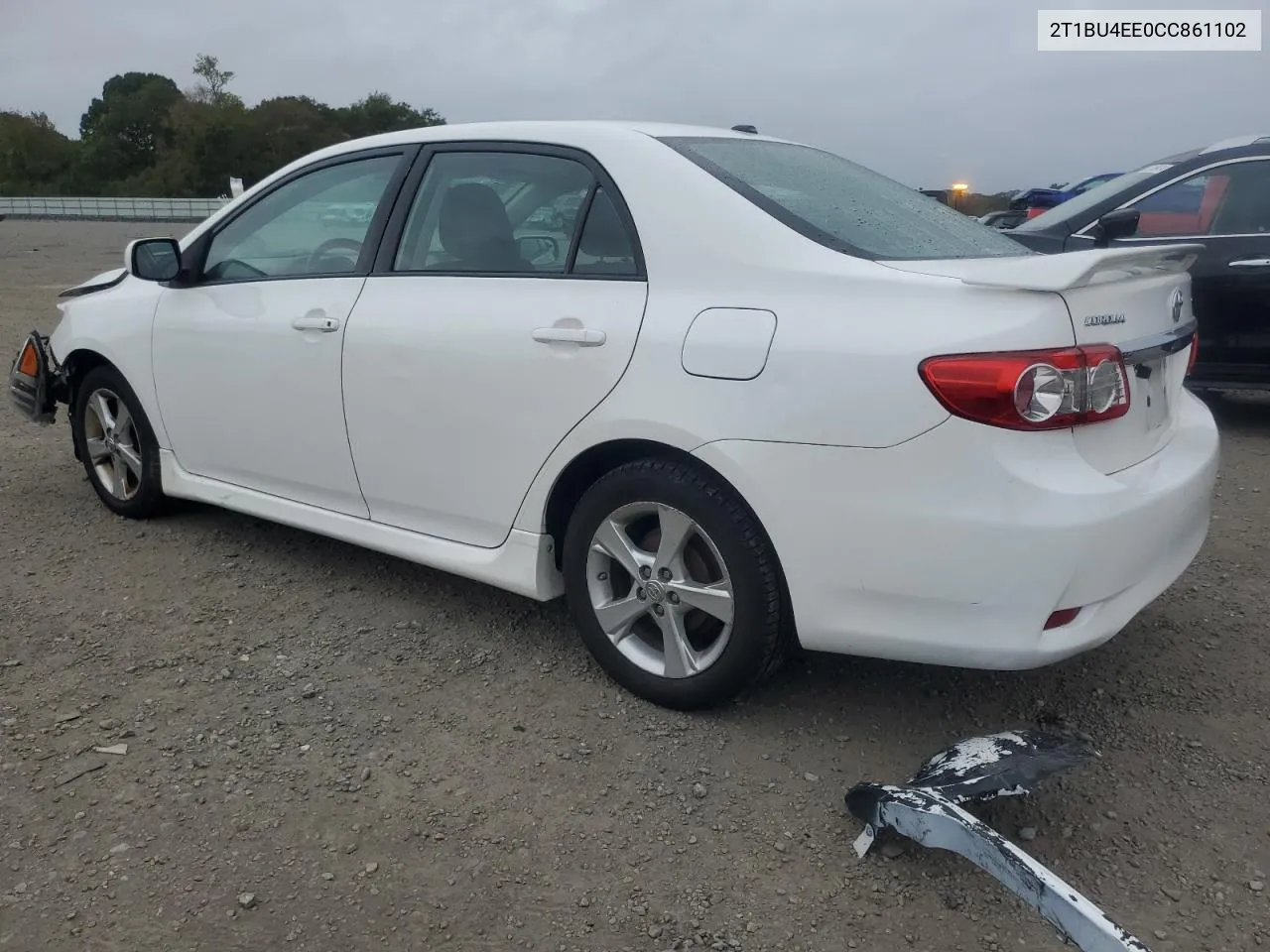 2012 Toyota Corolla Base VIN: 2T1BU4EE0CC861102 Lot: 72973134