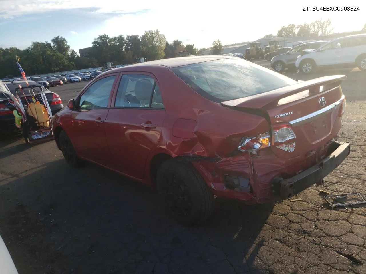 2012 Toyota Corolla Base VIN: 2T1BU4EEXCC903324 Lot: 73176374