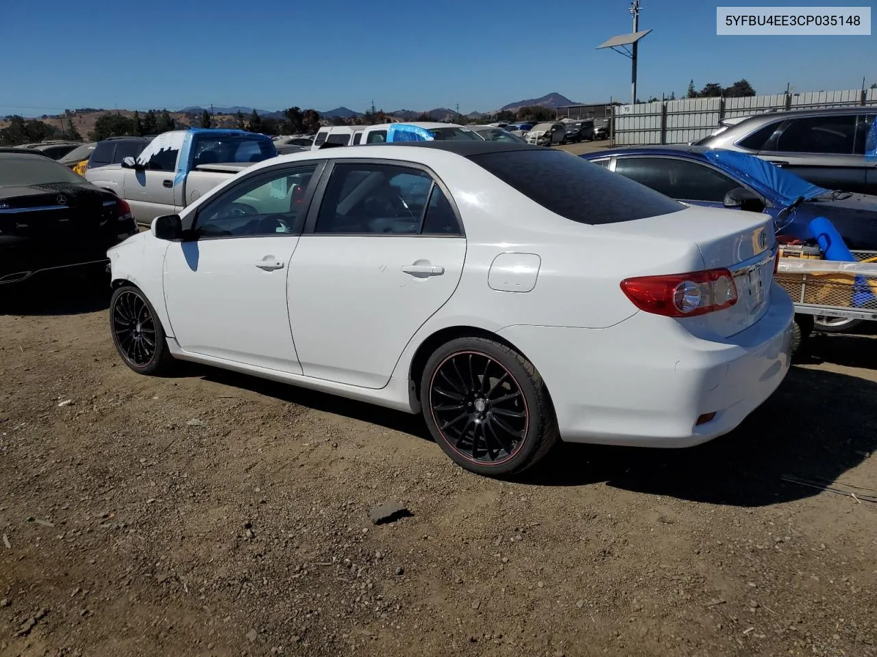 5YFBU4EE3CP035148 2012 Toyota Corolla Base