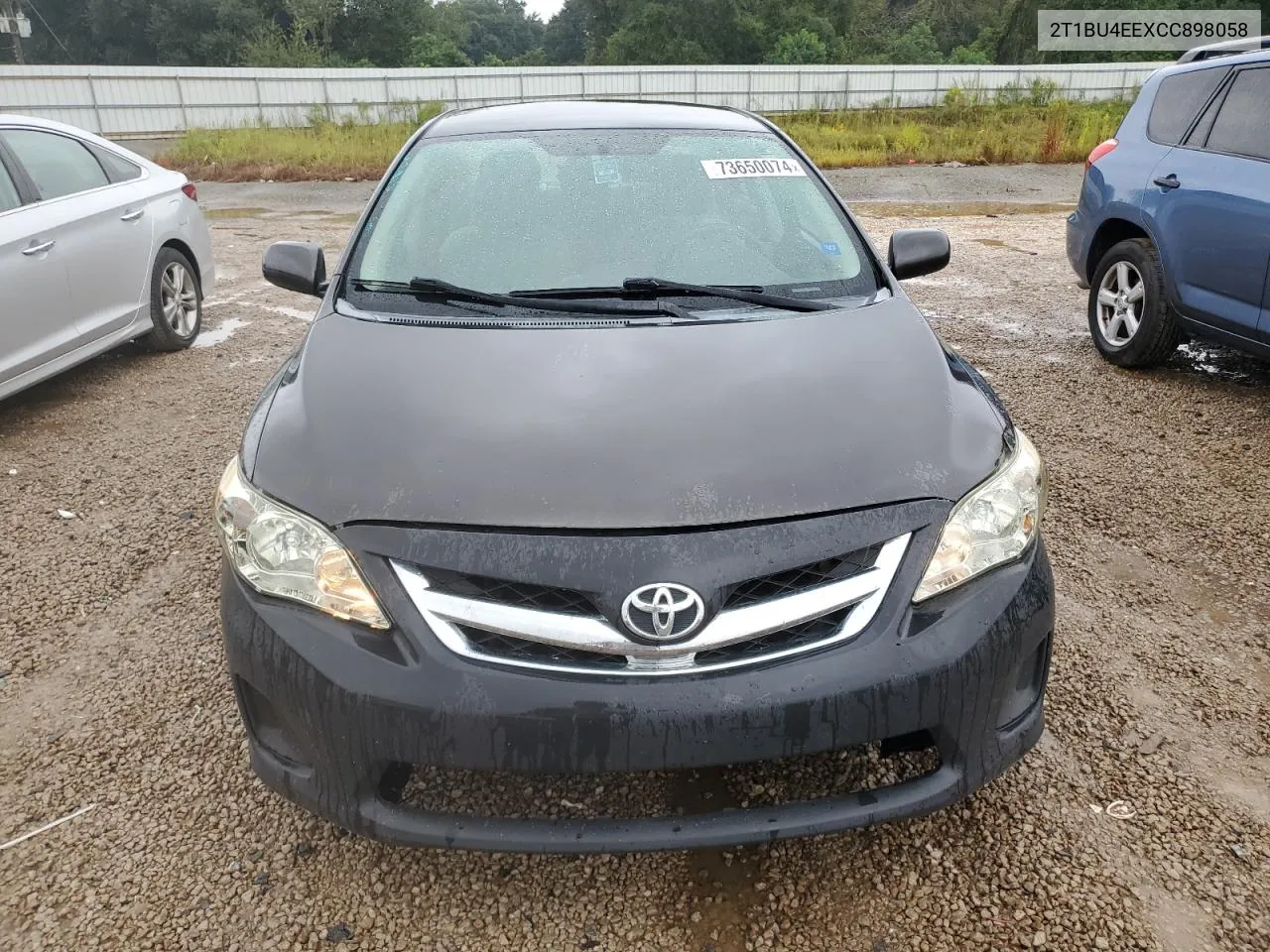 2012 Toyota Corolla Base VIN: 2T1BU4EEXCC898058 Lot: 73650074