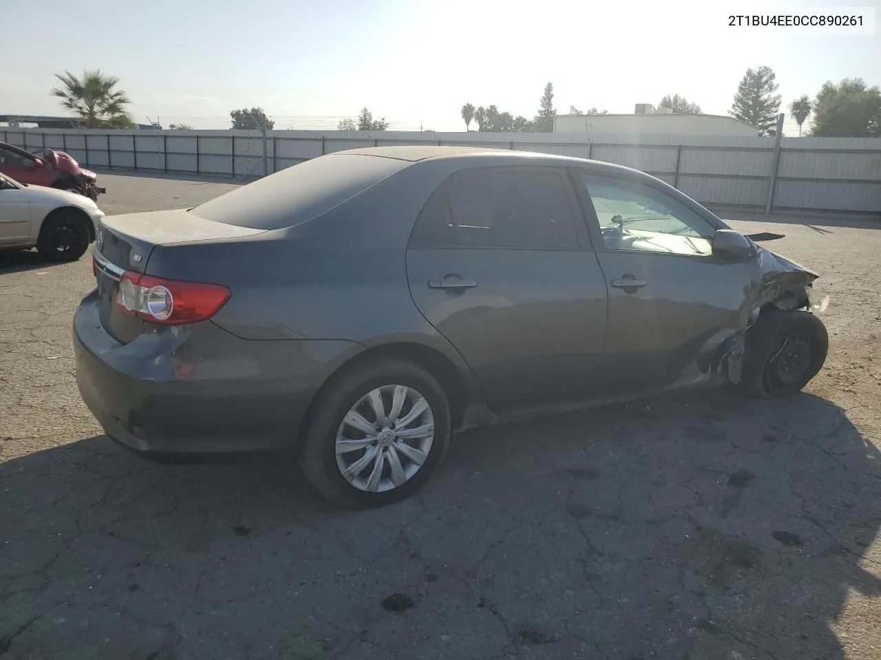 2012 Toyota Corolla Base VIN: 2T1BU4EE0CC890261 Lot: 73728954