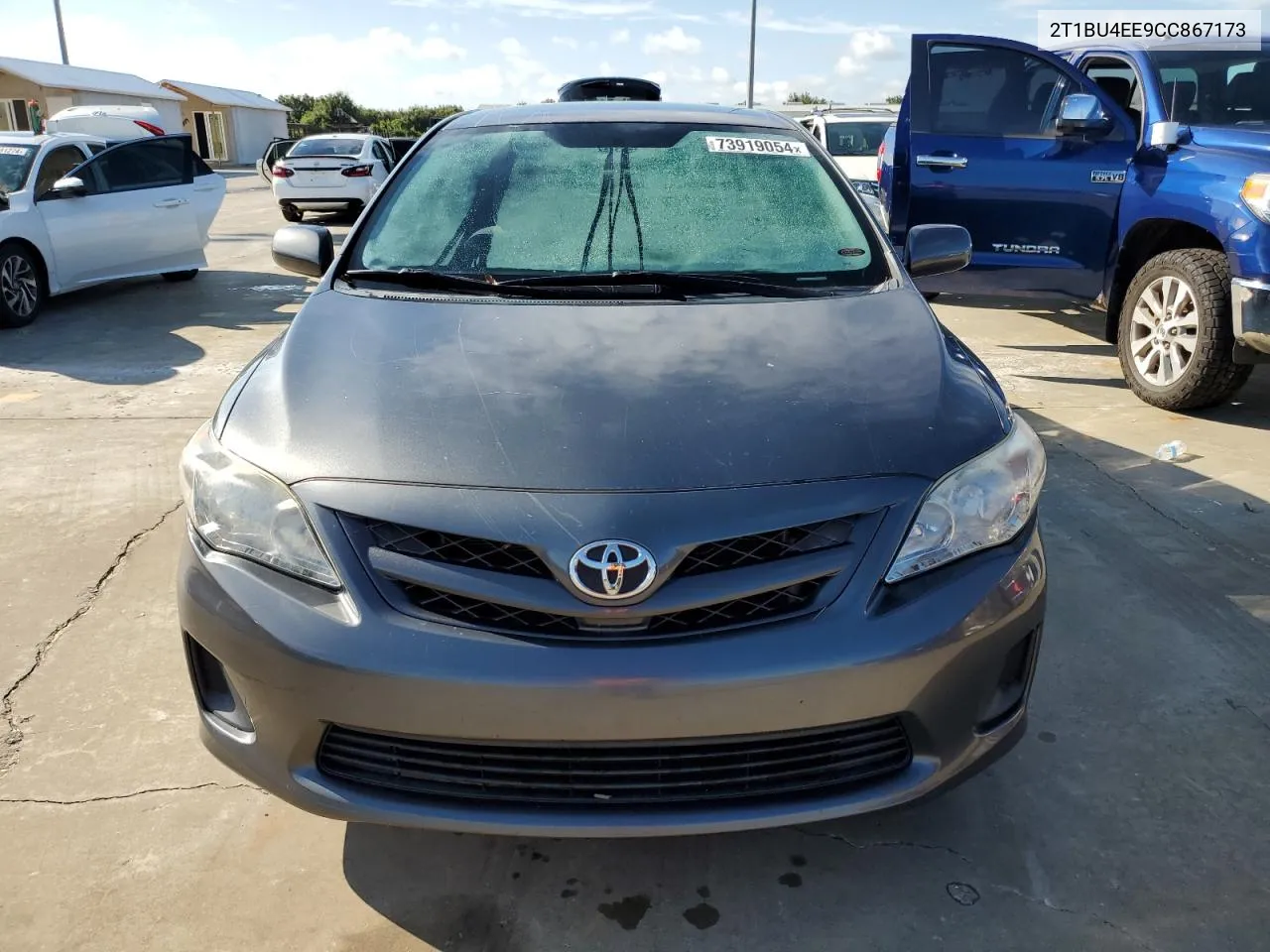 2012 Toyota Corolla Base VIN: 2T1BU4EE9CC867173 Lot: 73919054