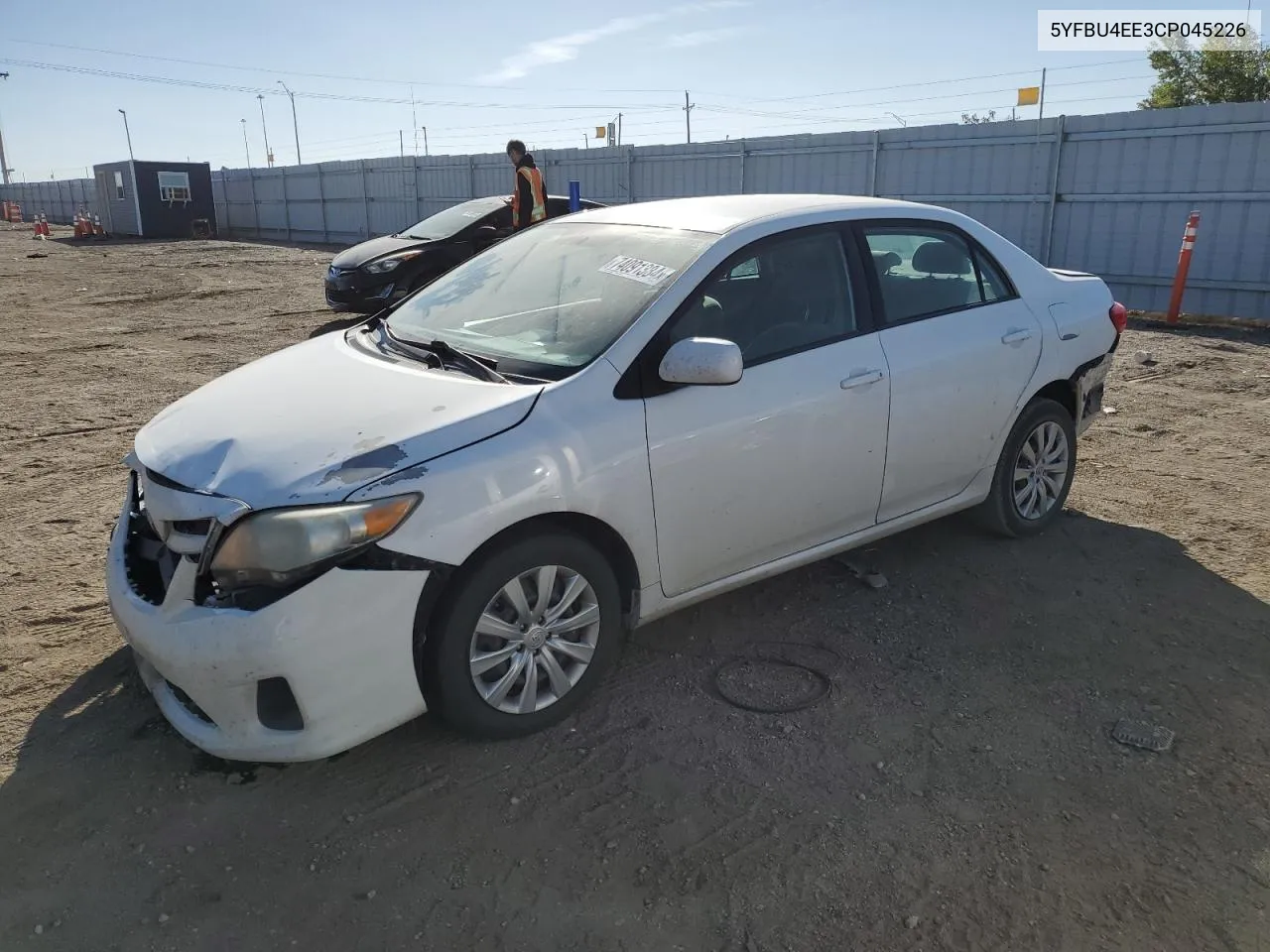 5YFBU4EE3CP045226 2012 Toyota Corolla Base