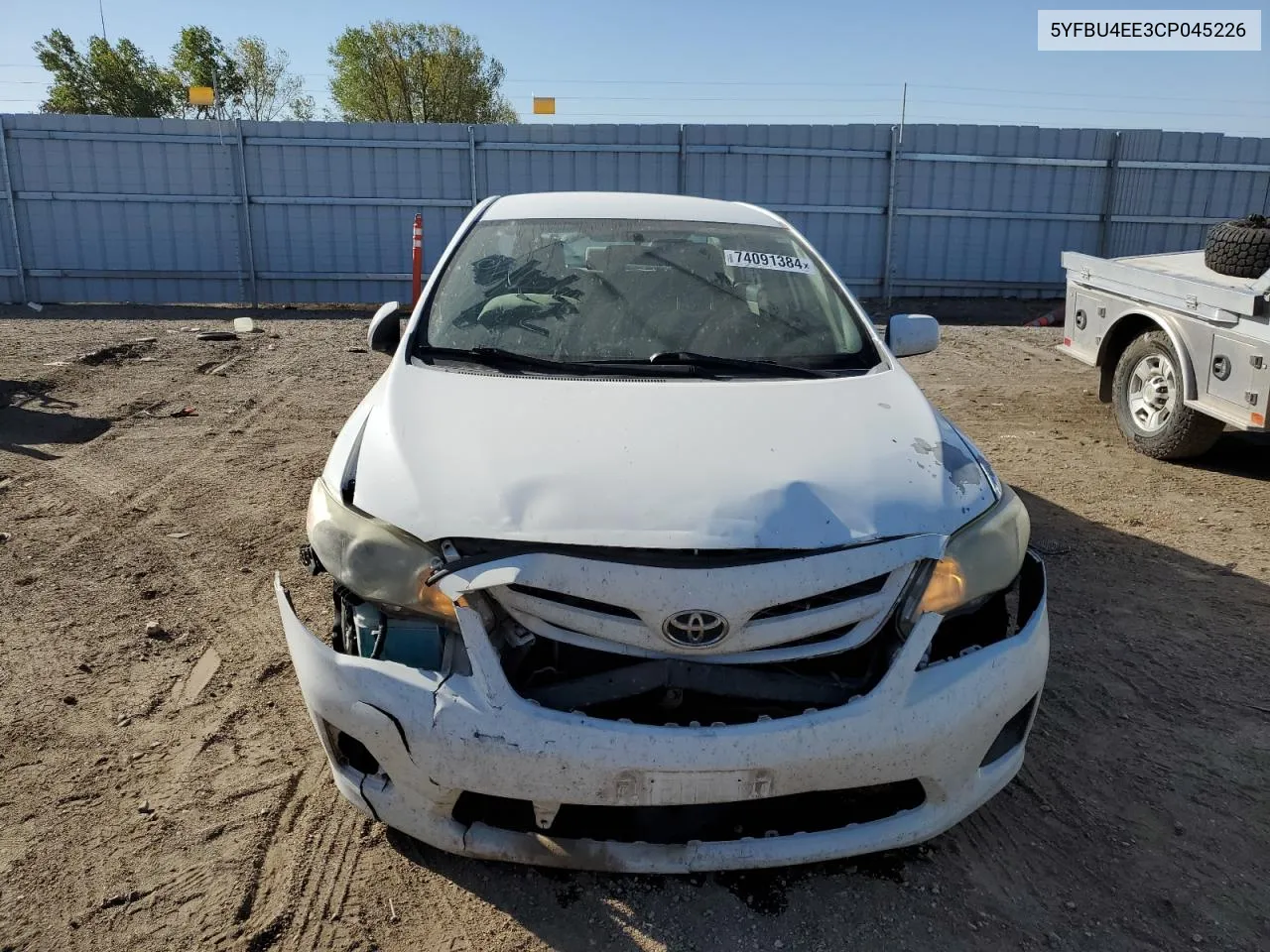 5YFBU4EE3CP045226 2012 Toyota Corolla Base