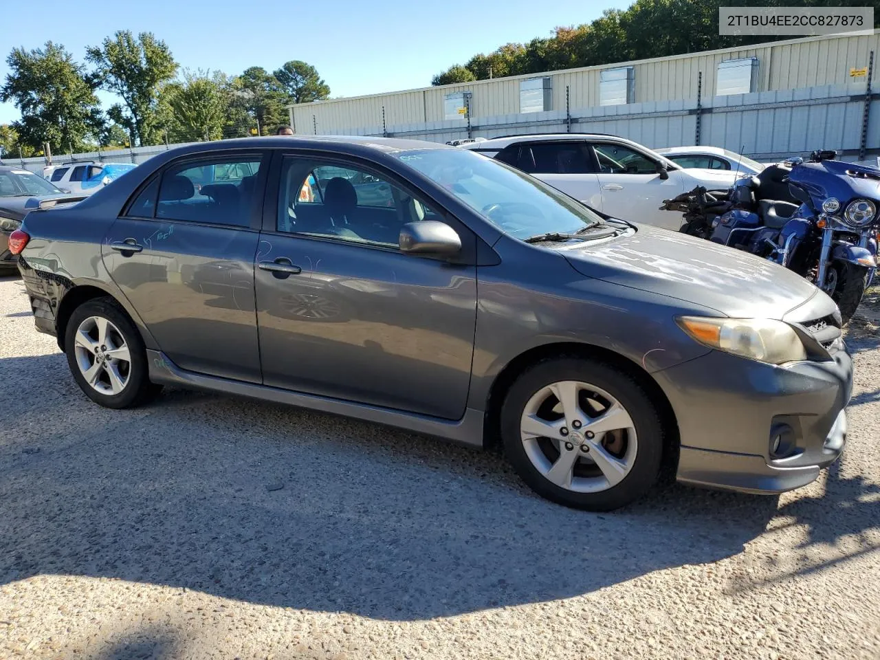 2012 Toyota Corolla Base VIN: 2T1BU4EE2CC827873 Lot: 74556404