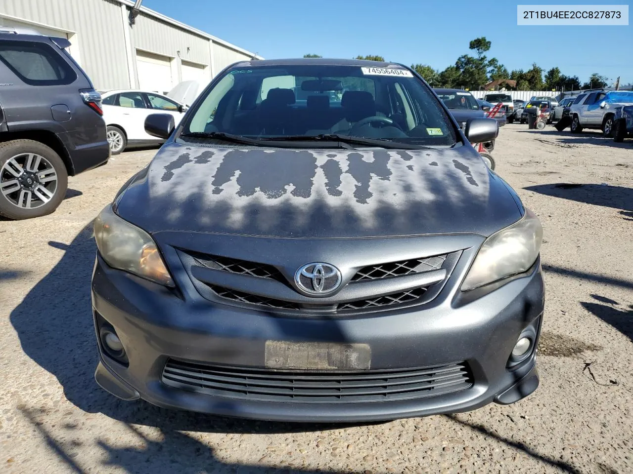 2012 Toyota Corolla Base VIN: 2T1BU4EE2CC827873 Lot: 74556404