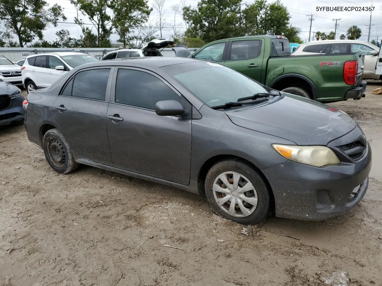 5YFBU4EE4CP024367 2012 Toyota Corolla Base