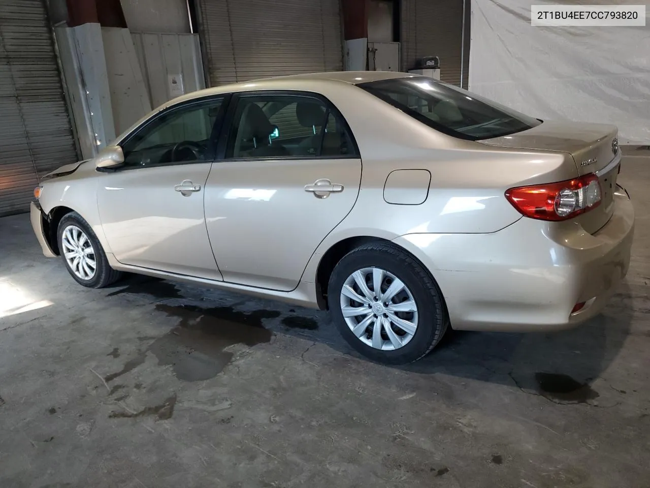 2012 Toyota Corolla Base VIN: 2T1BU4EE7CC793820 Lot: 75692114