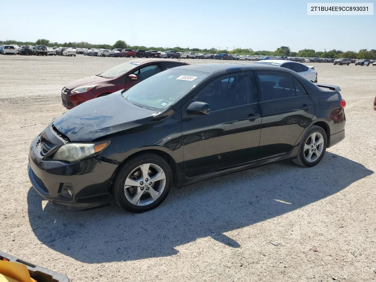 2012 Toyota Corolla Base VIN: 2T1BU4EE9CC893031 Lot: 76063084