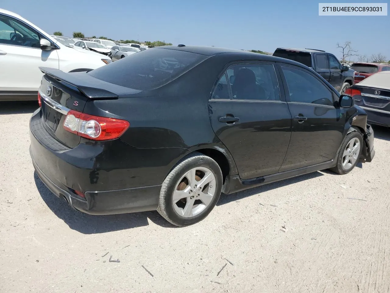 2012 Toyota Corolla Base VIN: 2T1BU4EE9CC893031 Lot: 76063084